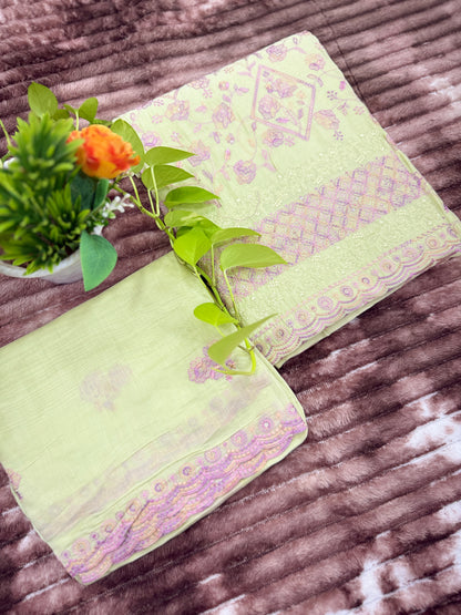 Unstitched salwar material SAL-1025