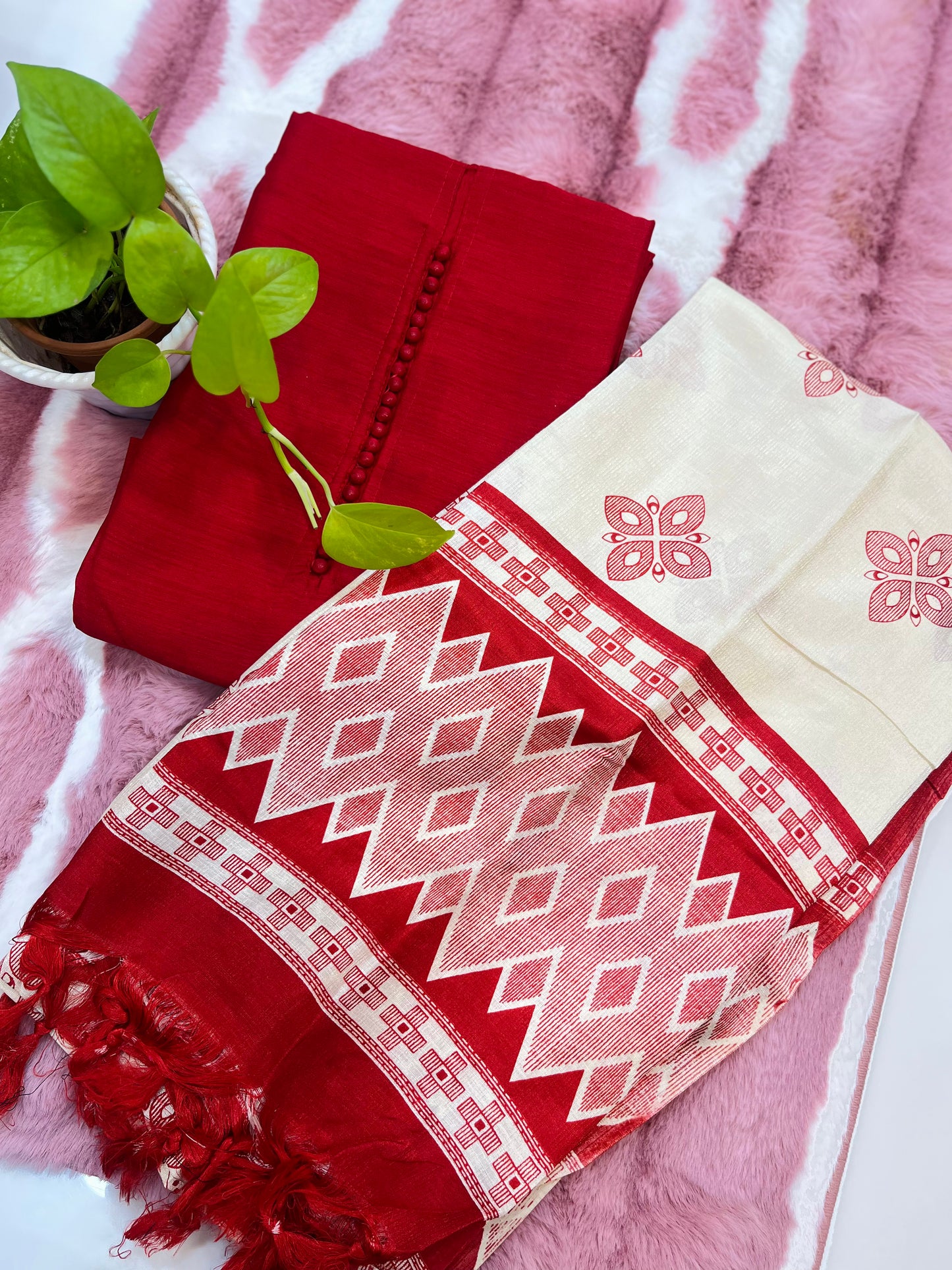 Budget friendly Unstitched Salwar suits set - SAL1007